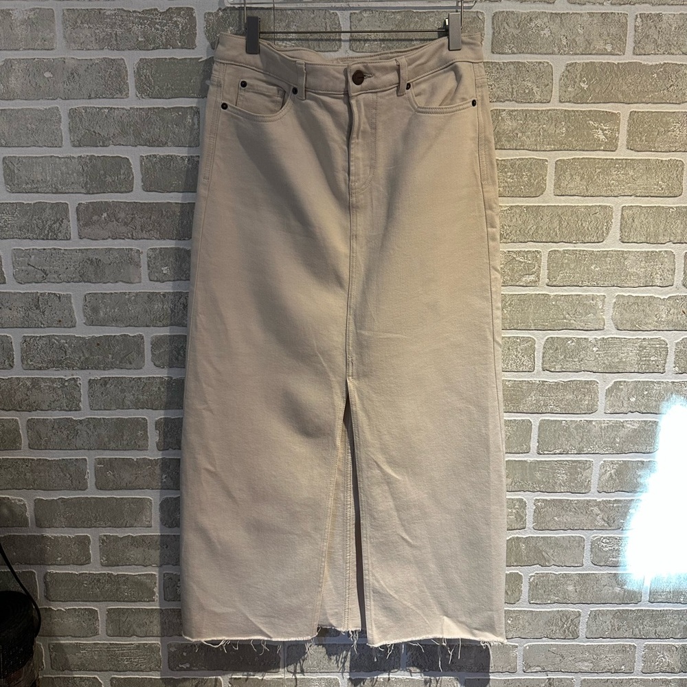 Midi Denim Skirt